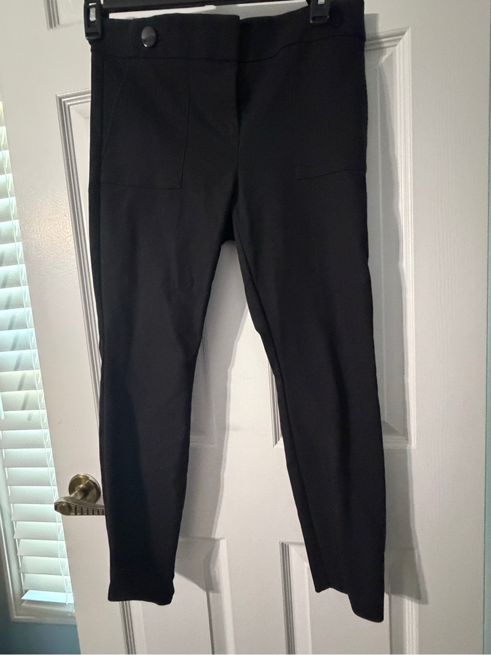 LOFT Marisa pants, black, size 8 petite
